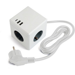 Изображение товара Удлинитель 3-х местный с заземлением Stekker 2хUSB Type A+C Comfort 49571