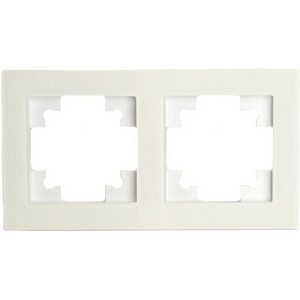 Изображение товара Рамка на 2 поста (белый) Stekker Катрин 49595
