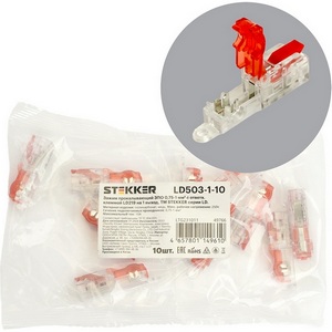 Изображение товара Зажим прокалывающий ответвительный 0,75-1 мм2 Stekker 49766