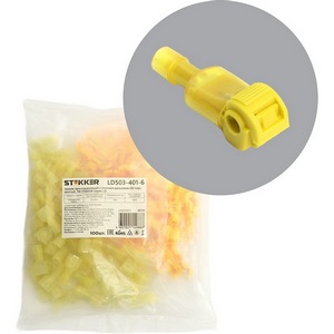 Изображение товара Зажим прокалывающий ответвительный с плоским разъемом 2,5-4мм2 50 пар Stekker 49774