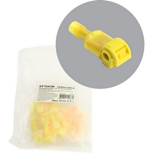 Изображение товара Зажим прокалывающий ответвительный с плоским разъемом 2,5-4мм2 10 пар Stekker 49777