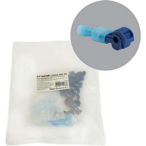 Изображение товара Зажим прокалывающий ответвительный с плоским разъемом 0,75-2,5мм2 10 пар Stekker 49778