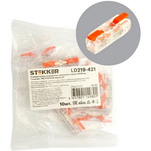 Изображение товара Клемма супер-компактная проходная 10 шт. Stekker 49783