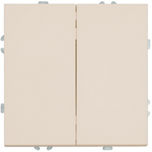 Изображение товара Выключатель двухклавишный (кашемир, soft touch) Stekker Эмили 49892