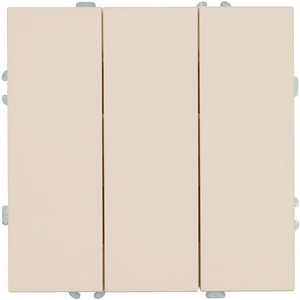 Изображение товара Выключатель трехклавишный (кашемир, soft touch) Stekker Эмили 49896