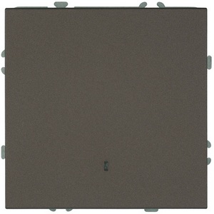 Изображение товара Выключатель одноклавишный с подсветкой (антрацит, soft touch) Stekker Эмили 49915