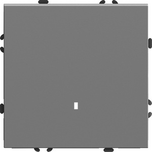 Изображение товара Выключатель встраиваемый одноклавишный с подсветкой (серый) Stekker Эмили 49941