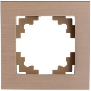 Изображение товара Рамка на 1 пост (шампань) Stekker Катрин 50010