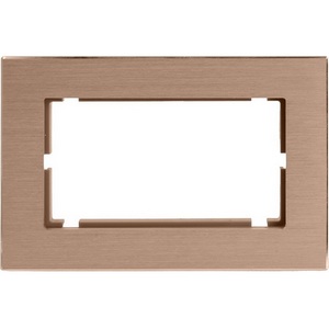 Изображение товара Рамка на 2 поста (шампань) Stekker Катрин 50030