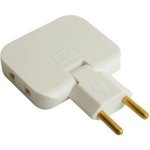 Изображение товара Разветвитель сетевой 3-х местный без заземления (белый) Stekker 50067