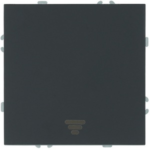 Изображение товара Выключатель одноклавишный самовозвратный (черный уголь, soft touch) Stekker Эмили 50326