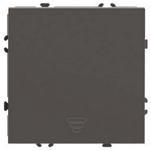 Изображение товара Выключатель одноклавишный самовозвратный (антрацит, soft touch) Stekker Эмили 50366