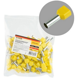 Изображение товара Наконечник штыревой втулочный изолированный 100 шт. Stekker 50392