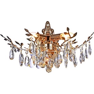 Изображение товара Настенный светильник хрустальный Stilfort Sofia 1031/03/02W листья с подвесками
