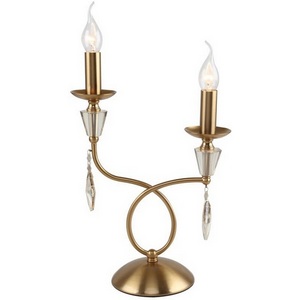 Изображение товара Настольная хрустальная лампа Stilfort Grace 1053/05/02T кольцо с подвесками