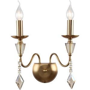 Изображение товара Бра хрусталь настенное Stilfort Grace 1053/05/02W подсвечник с подвесками