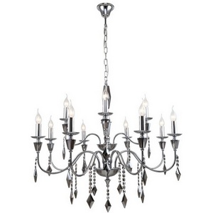 Изображение товара Подвесная люстра хрусталь Stilfort Grace 1053/09/12P подсвечник с подвесками