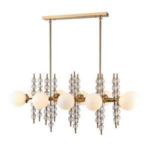 Изображение товара Потолочная люстра Stilfort Queenly 2120/03/10P 10 шариков с плафонами E27 модерн латунь