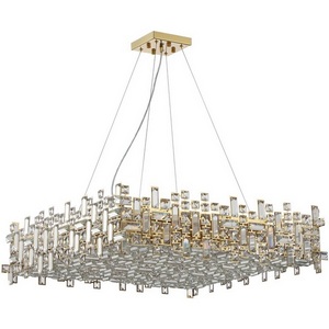 Изображение товара Подвесная люстра с квадратным плафоном хрустальная Stilfort Tetrix 2171/03/16P