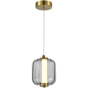 Изображение товара Подвесной светильник ST Luce Summer SL1193.313.01 Латунь/Дымчатый LED 1*10,8W 3000K