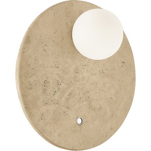 Изображение товара Настенный светильник ST Luce Earthy SL1194.421.01 Черный/Бежевый, Белый G9 1*5W 4000K в форме шара