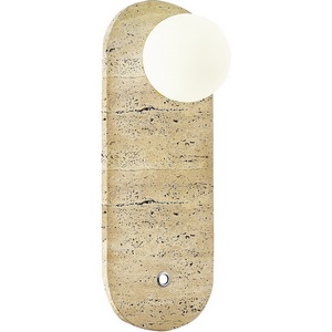 Изображение товара Настенный светильник ST Luce Earthy SL1194.431.01 Черный/Бежевый, Белый G9 1*5W 4000K в форме шара