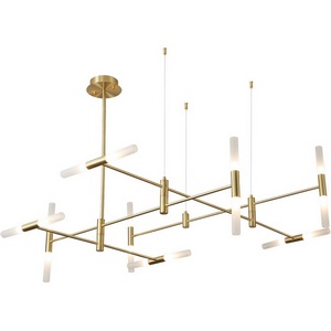 Изображение товара Потолочная люстра ST Luce SL1216.203.16 Матово золотистый/Белый G9 16*5W 4000K