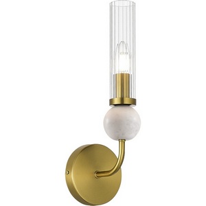 Изображение товара Бра ST Luce Medea SL1244.301.01 латунь/прозрачный E14 1*40W