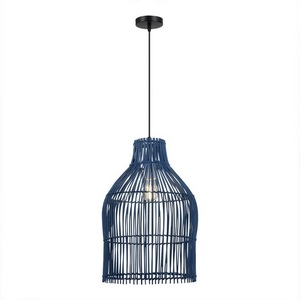 Изображение товара Подвесной светильник ST Luce Cesta SL1512.523.01 Черный/Синий E27 1*40W