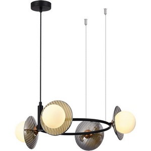Изображение товара Подвесной светильник ST Luce Noon SL1521.403.04 Черный/Дымчатый, Белый G9 4*5W 4000K