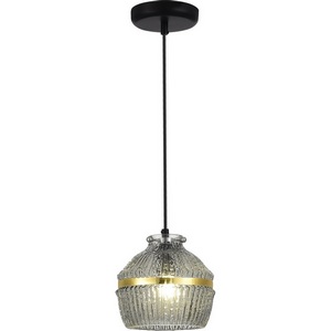 Изображение товара Светильник подвесной ST Luce Cocoon SL1661.413.01 Черный/Дымчатый E27 1*40W