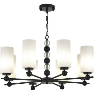 Изображение товара Подвесная люстра ST Luce SL2003 SL2003.403.08 черный/белый E27 8*40W