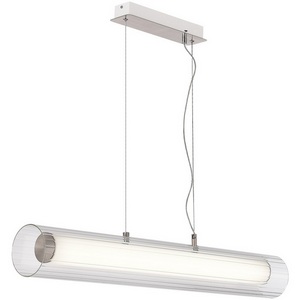 Изображение товара Подвесной светильник светодиодный Никель/Белый Прозрачный LED 1*33W 3000K/4000K ST Luce Enfys SL2010.103.01