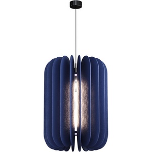 Изображение товара Подвесной светильник ST Luce Sentito SL3004.433.01 Черный/Синий E27 1*60W