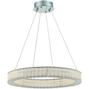 Изображение товара Подвесной светильник ST Luce Latozzo SL6008.113.01 Хром/Хром LED 1*30W 3000K кольцо
