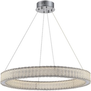 Изображение товара Подвесной светильник ST Luce Latozzo SL6008.123.01 Хром/Хром LED 1*40W 3000K кольцо