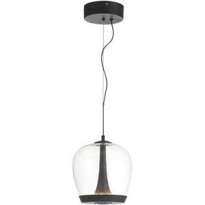 Изображение товара Подвесной светильник ST Luce Ripple SL6014.423.01 Черный/Прозрачный, Черный LED 1*17W