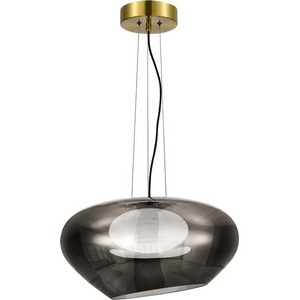 Изображение товара Подвесной светильник ST Luce Foray SL6019.313.01 Латунь/Дымчатый, Белый LED 1*20W