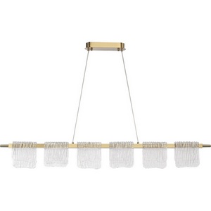 Изображение товара Подвесной светильник ST Luce Voile SL6021.203.36 золотистый/прозрачный LED 1*36W 4000K