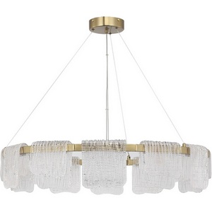 Изображение товара Подвесной светильник ST Luce Voile SL6021.203.66 золотистый/прозрачный LED 1*66W 4000K