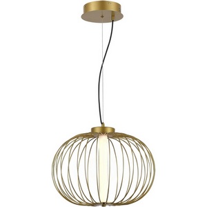 Изображение товара Подвесной светильник ST Luce Slice SL6124.203.01 Золотистый/Золотистый LED 1*10W 3000K