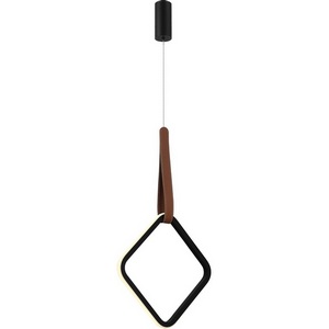 Изображение товара Светильник подвесной ST Luce Shape SL6131.423.12 Черный/Черный, Терракотовый LED 1*12W 4000K