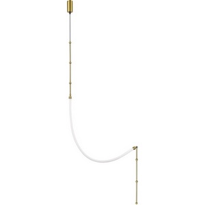 Изображение товара Настенно-потолочный светильник ST Luce Strap SL6132.301.20 Латунь/Белый LED 1*20W