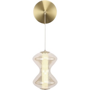 Изображение товара Бра светодиодное ST Luce Spine SL6136.201.01 золото/коньячный LED 1*6W 3000K