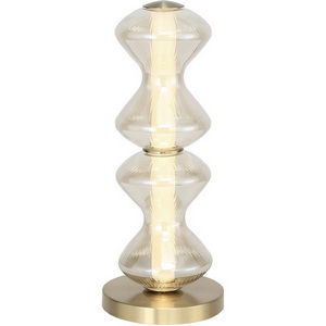 Изображение товара Настольная лампа ST Luce Spine SL6136.214.01 золото/коньячный LED 1*12W 3000K