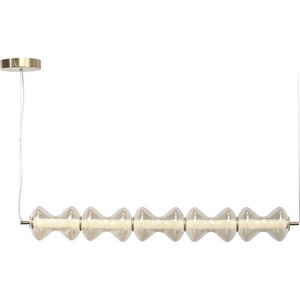 Изображение товара Подвесной светильник ST Luce Spine SL6136.243.01 золото/коньячный LED 1*28W 3000K