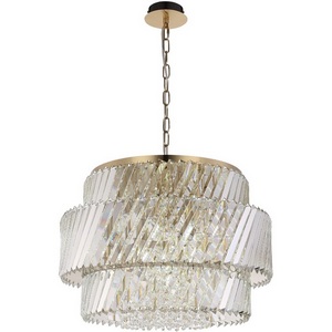 Изображение товара Подвесная люстра ST Luce Ritz SL6138.303.12 латунь/прозрачный E14 12*40W