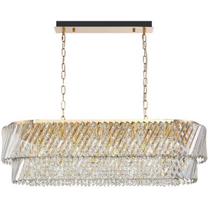 Изображение товара Подвесная люстра ST Luce Ritz SL6138.303.14 латунь/прозрачный E14 14*40W