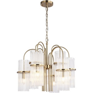 Изображение товара Подвесная люстра ST Luce Tasse SL6145.303.09 латунь/прозрачный E14 9*40W