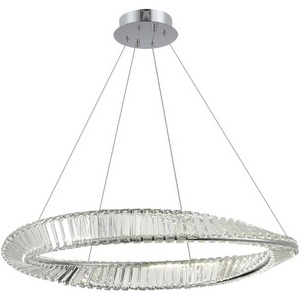 Изображение товара Подвесной светильник ST Luce Ritorto SL6204.111.01 Хром/Прозрачный LED 1*45W 4000K